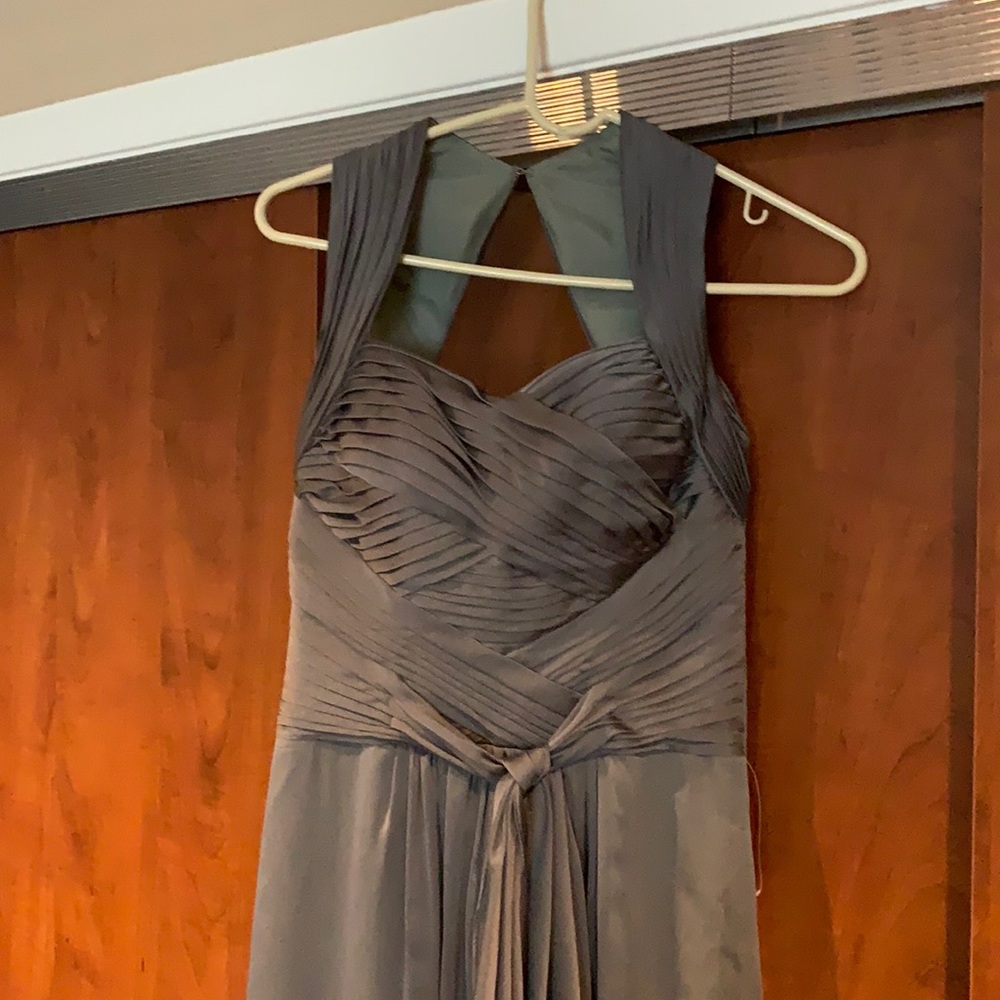 Bari Jay Charcoal Bridesmaids Dress - Never Worn - NWT